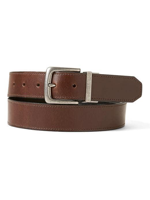 Banana Republic Mens Reversible Belt - Brown