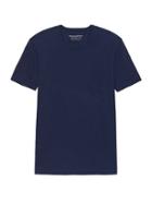 Banana Republic Mens Vintage 100% Cotton Pocket Crew-neck T-shirt Admiral Blue Size M