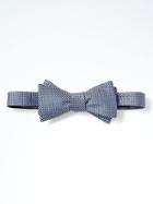 Banana Republic Woven Silk Nanotex Bow Tie - Blue