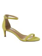 Banana Republic Womens Bare Kitten Heel Sandal Spiced Pear Size 8 1/2