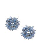 Banana Republic Womens Pastel Cluster Stud Earring Fresh Air Blue Size One Size