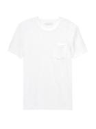 Banana Republic Mens Vintage 100% Cotton Pocket Crew-neck T-shirt White Size L