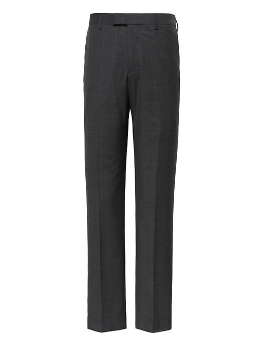 Banana Republic Slim Italian Wool Plaid Suit Pant