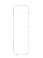 Banana Republic Womens Pearl Foulard Layer Necklace Gold Size One Size