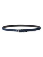 Banana Republic Womens Suede Small Trouser Belt Pacific Navy Size L