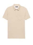 Banana Republic Mens Don';t-sweat-it Polo Shirt Taupe Heather Size Xxs