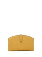 Banana Republic Womens Vegan Leather Wallet Yellow Size One Size