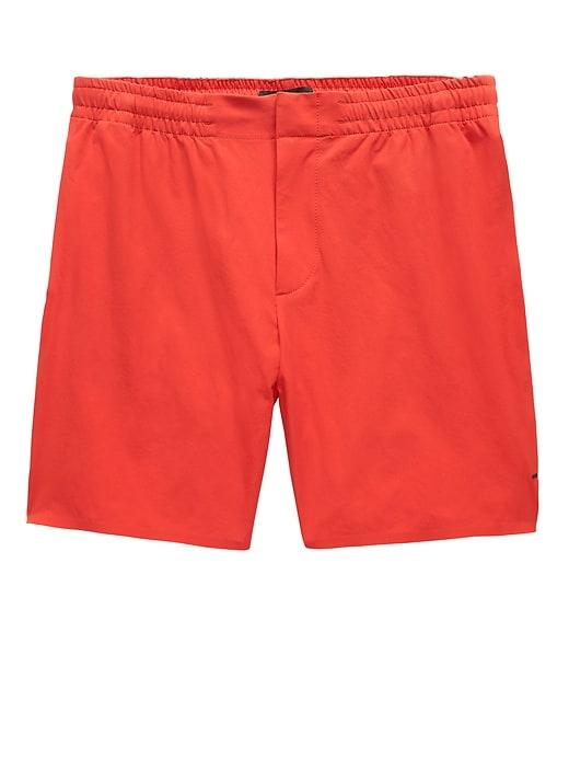 Banana Republic Mens 7 Expedition Aiden Slim Short Fire Red Size S