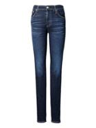 Banana Republic Womens Ag Jeans Prima Slim Straight Jean - Rhode Blue