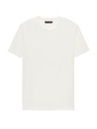 Banana Republic Mens Linen-cotton Crew-neck T-shirt Gypsum White Size L