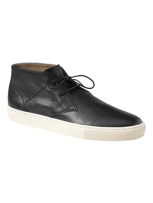 Banana Republic Mens Oldin Sneaker Chukka Black Size 10