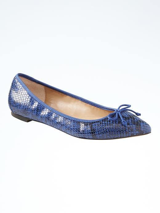 Banana Republic Pointed Toe Robin Ballet Flat - Deep Royal