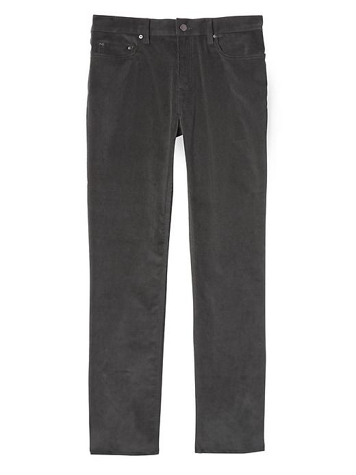 Banana Republic Mens Slim Five-pocket Corduroy Pant Gray Texture Size 28w
