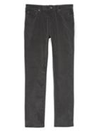 Banana Republic Mens Slim Five-pocket Corduroy Pant Gray Texture Size 28w