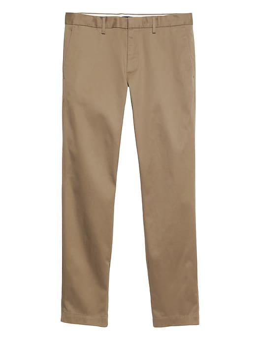 Banana Republic Mens Emerson Straight Rapid Movement Chino Pant Airforce Khaki Size 34w