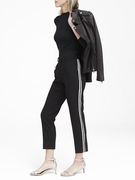 Banana Republic Avery Straight-fit Tuxedo Ankle Pant