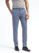 Banana Republic Mens Fulton Stretch Skinny Chino - Blue Shadow