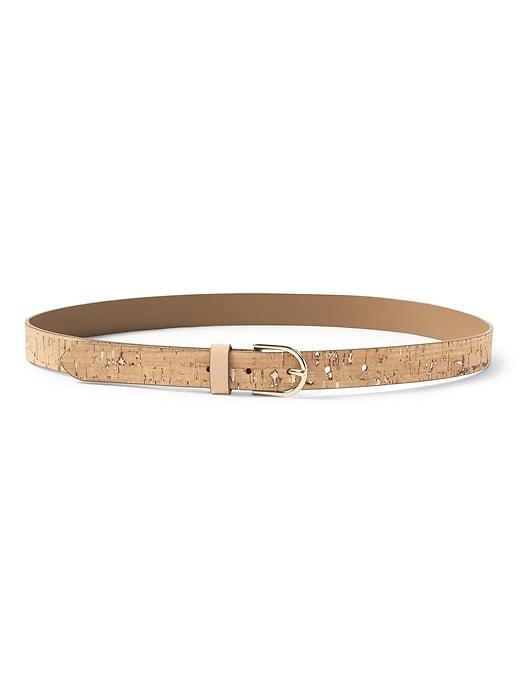 Banana Republic Womens Cork Trouser Belt Cork Size M