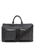 Banana Republic Mens Hook & Albert   Modern Leather Garment Weekender Black Size One Size