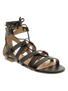 Banana Republic Telly Lace Up Sandal Size 10 - Black