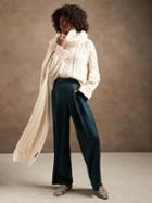 Petite Wide-leg Satin Pant