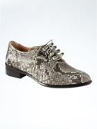 Banana Republic Bow Oxford - Snake Effect Leather
