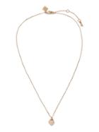 Banana Republic Womens Heart Pendant Necklace Rose Gold Size One Size