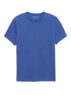Banana Republic Mens Authentic Supima Cotton Crew-neck T-shirt Cobalt Blue Size Xxl
