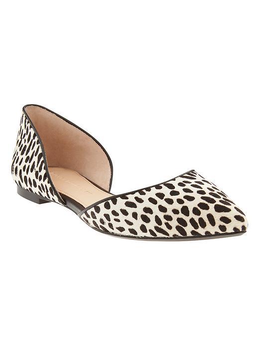 Banana Republic Alani D'orsay Flat Size 7 - Black/white