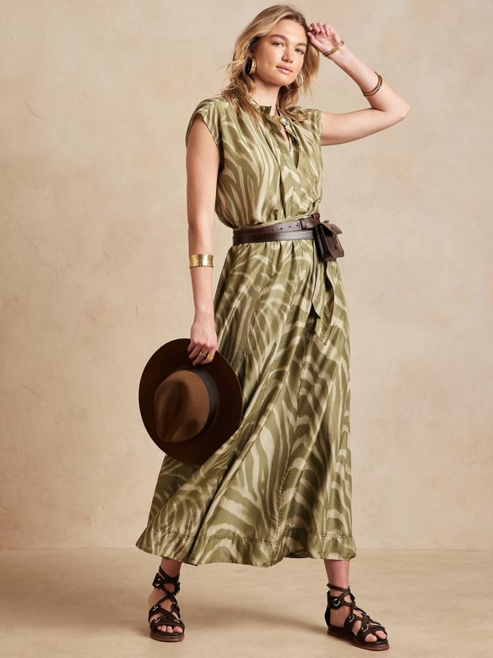 Nocturne Silk Maxi Skirt