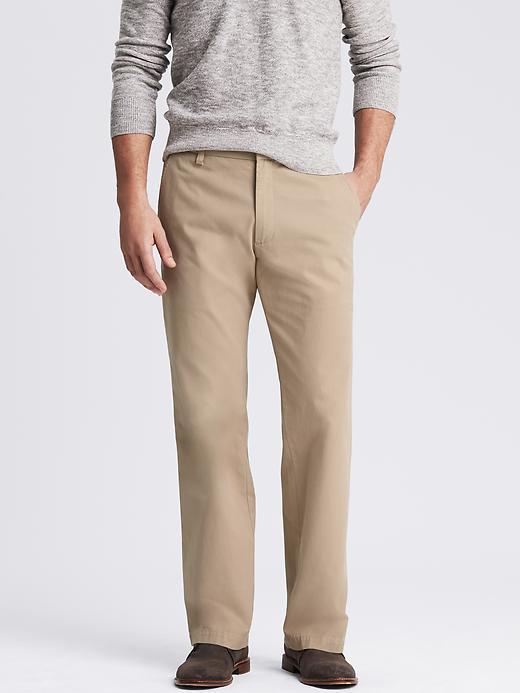 Banana Republic Mens Dawson Relaxed Cotton Chino Size 32w 36l Tall - Khaki