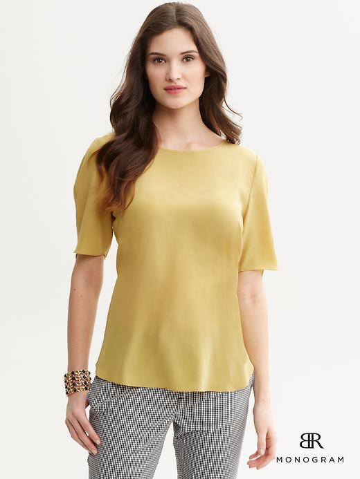 Banana Republic Monogram Silk Top