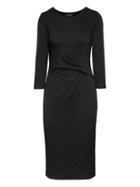Banana Republic Womens Soft Jersey Twist Front Dress Black Size Xs