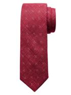Banana Republic Mens Cotton Pinwheel Tie Size One Size - Red