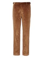 Banana Republic Mens Br X Kevin Love   Athletic Tapered Corduroy Dress Pant Chestnut Brown Size 29w