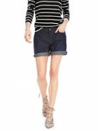 Banana Republic Womens Dark Denim Roll Up Short Size 0 Regular - Dark Wash