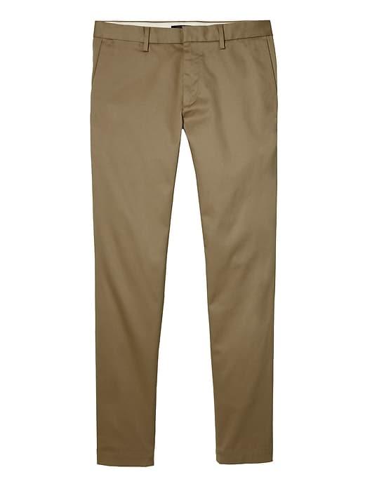 Banana Republic Mens Fulton Skinny Rapid Movement Chino Pant Airforce Khaki Size 44w
