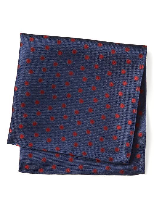 Banana Republic Mens Polka Dot Pocket Square Size One Size - Navy