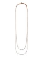Banana Republic Classic Rebel Cup Chain Layer Necklace - Rose Gold