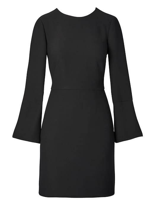 Banana Republic Womens Tie-back Dress Black Size 6