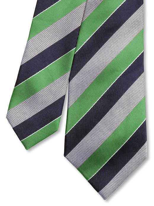 Banana Republic Triple Stripe Silk Tie
