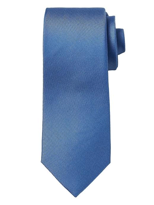 Banana Republic Oxford Silk Nanotex Tie