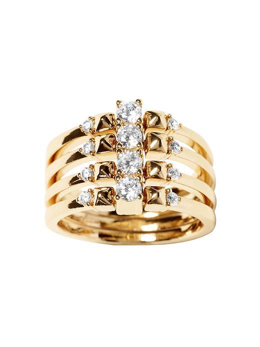 Banana Republic Riveria Hinge Ring Size 5 - Gold