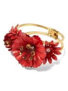 Banana Republic Womens Elizabeth Cole   Limited Edition Red Flower Bracelet Red Size One Size