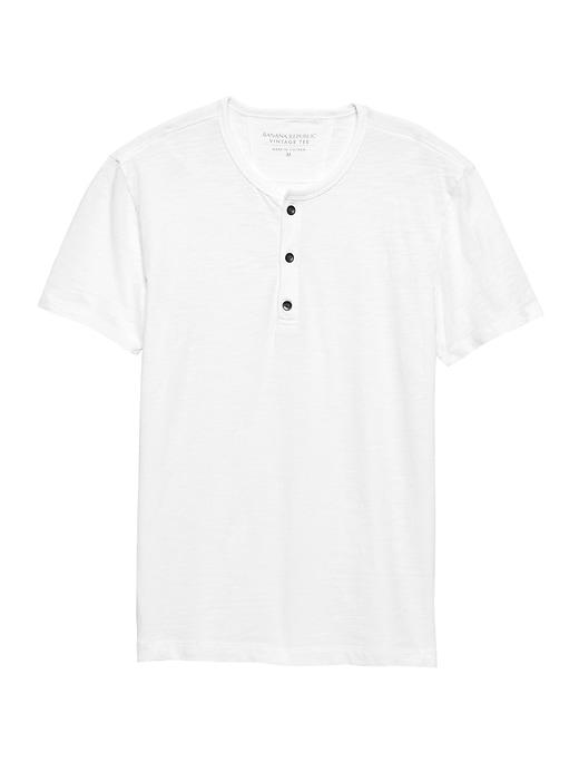 Banana Republic Vintage 100% Cotton Henley T-shirt