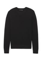 Banana Republic Mens Supima Cotton Waffle-knit Crew-neck Sweater Black Size Xxs