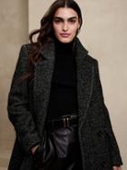 Petite Cortazar Herringbone Topcoat