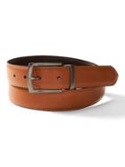Banana Republic Mens Reversible Leather Dress Belt Cognac & Chocolate Size 40