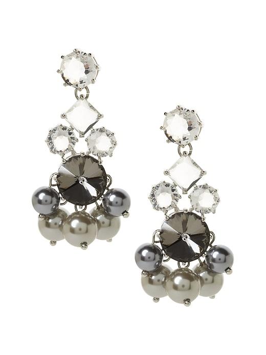 Banana Republic Womens Ballet Pearl Chandelier Earring Multi Size One Size