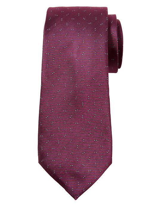 Banana Republic Mens Double Dot Silk Tie Size One Size - Orange